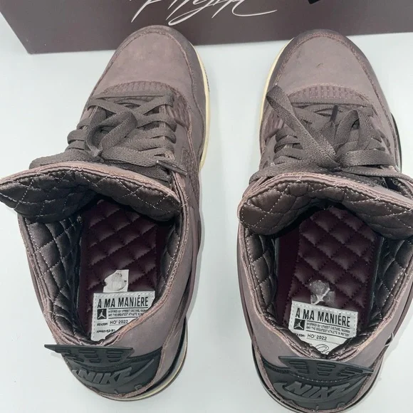 AIR JORDAN 4 RETRO A MA MAINERE VIOLET ORE NIB - DV6773 220 - Picture 6 of 12